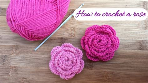 how to crochet a rose for beginners